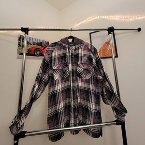 Harley  Davidson Flannel Hoodie